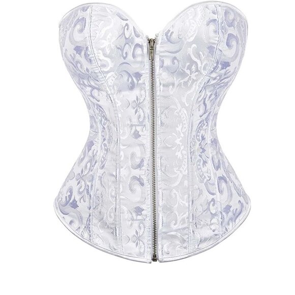 Corsets Lace Up Busiter body sharper Women's Lingerie Sizes S,M,L,XL,Color White - Picture 5 of 6